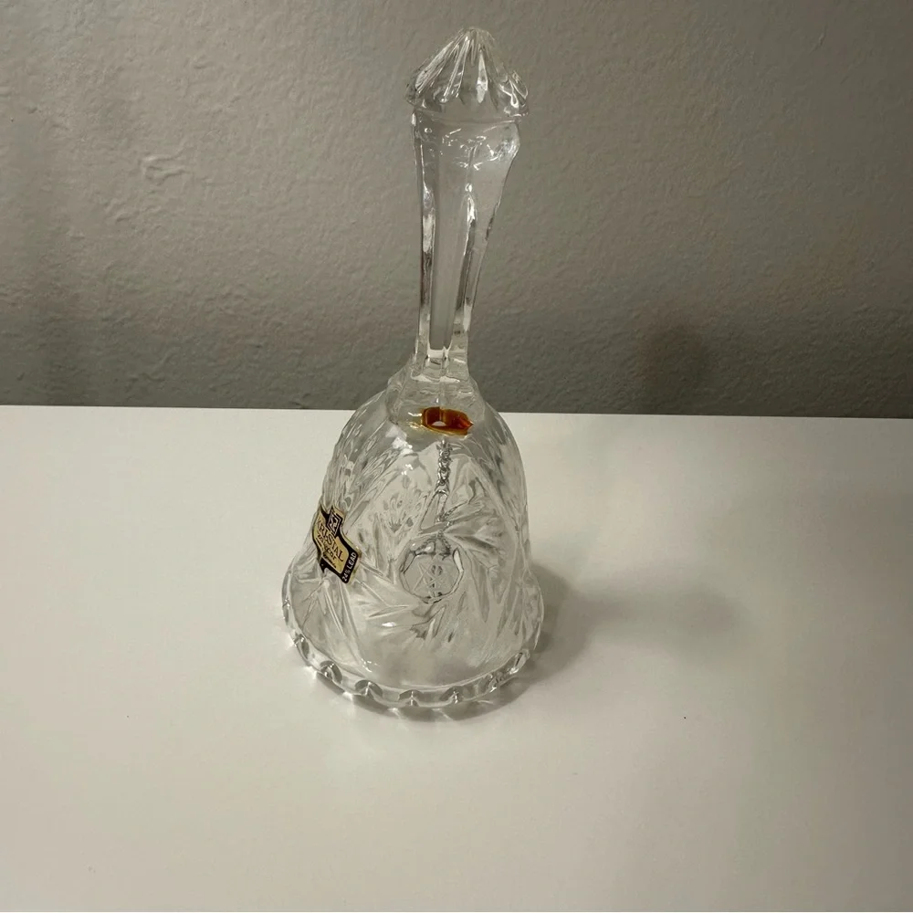 Crystal Zajecar 24 Percent Lead Vintage Crystal Hand Bell